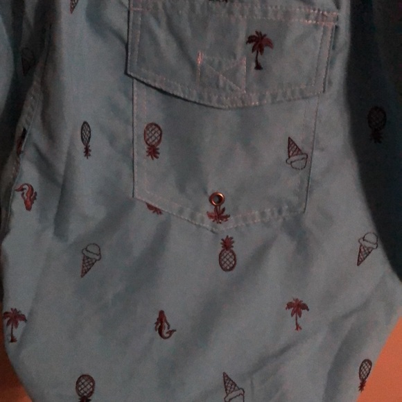 Mens blue swim trunks. Never worn XXL - Picture 3 of 3